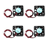 4Pcs 3D Printer Fan,Tangxi 40x40x10mm 3D Printer Ventilador de enfriamiento,DC 12V 7000RPM 6.7CFM Super Quiet 4010 Fan para CR-10 3D