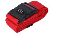 4Pcs 420cm Adjustable Luggage Strap Travel Essential Accessories Suitcase Supplies Fixed Belt Password Straps For 18-34 Inch para Bolsos(Red 420cm)