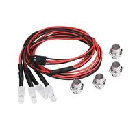 4PCS 5mm Headlights RC Accessory LED Lights for Model Drift Car Vehicle (Luz azul de la lámpara n.° 4)