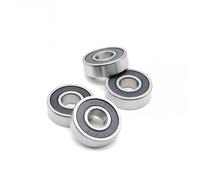 4pcs 6000-2RS Bearing 10x26x8mm Bearing Steel High Precision 6001RS 6002RS 6003RS Rubber Sealed for Motor and Power Tool Hardware(4P607RS 7x19x6)