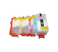 4PCS 910XL 912XL Cartucho Recargable Compatible con HP | For impresión en oficina, chip incluido, diseño recargable, fácil instalación, suministro de tinta(912-Eu)