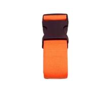 4Pcs Adjustable Luggage Safe Straps Without Password Anti-Lost Buckle Strap Baggage Belts Travel Suitcase Accessories para Bolsos(Orange)