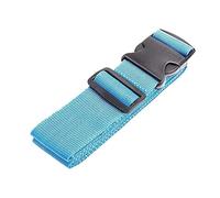4Pcs Adjustable Luggage Safe Straps Without Password Anti-Lost Buckle Strap Baggage Belts Travel Suitcase Accessories para Bolsos(Blue)