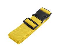 4Pcs Adjustable Luggage Safe Straps Without Password Anti-Lost Tying Rope Packing Belt Buckle Strap Fixed Suitcase Belts para Bolsos(Yellow)