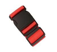 4Pcs Adjustable Luggage Strap Belt Packing Travel Suitcase Nylon Lock Buckle Baggage Belts Camping Bag Accessories para Bolsos(Red)