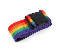 4Pcs Adjustable Luggage Strap Travel Accessories Suitcase Supplies Fixed Belt Packing Straps 18-32 Inch Seat Belts para Bolsos(Rainbow)
