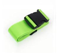 4Pcs Adjustable Luggage Strap Travel Accessories Suitcase Supplies Fixed Belt Packing Straps 18-32 Inch Seat Belts para Equipaje(Green)