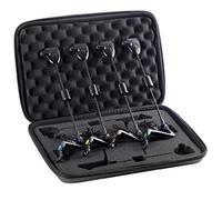 4pcs Alarma De La Pesca Conjunto Tensor De Pesca Herramientas Indicador Iluminada Llevado Mordedura De Alarma Línea Signaler