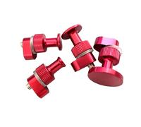 4pcs aleación de aluminio - Almohadillas de pegamento reutilizables, extremos de herramienta de alto voltaje | Tabs de tracción de extracción de golpes de carroza
