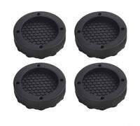 4PCS Almohadillas Antivibración Lavadora Silicona 63mm(black)
