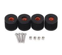 4PCS Almohadillas de pie de vibración para impresora 3D Almohadillas de pie de goma antideslizantes que absorben los golpes para Ender 3 3S 3 PRO 3 V2 5 6 CR10 P1S I3 Accesorios