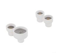 4pcs Alumina para tig Nozzle Set 12-24 Mesh Gas Lens 4pcs Alumina | Mesh design optimizes gas flow, reduces turbulence, improves weld quality, sizes 12-24 included