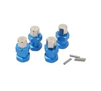 4Pcs Aluminio RC Coche 12Mm Adaptador de CombinacióN de ExtensióN de Adaptador de Cubo de Rueda Hexagonal Acoplador para 1/10 RC Crawler Axial SCX10