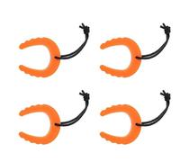 4Pcs Anti Pinch Door Clip Gear Alarm Stoppers Law Enforcement Firefighter Wedges Plastic Security Stoppers Replacement Baby Safety Door Guard