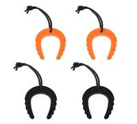 4Pcs Anti Pinch Door Clip Gear Alarm Stoppers Law Enforcement Firefighter Wedges Plastic Security Stoppers Replacement Baby Safety Door Guard