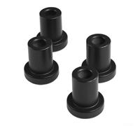 4pcs Barn Door Track Spacers 35mm Wall Clamp Fitting | Plastic & Metal, Black, 35mm Size, Fits 30x35mm Rails, Sturdy Wall Support, Screws Not Included