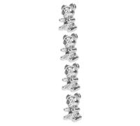 4pcs Bear Disco Mirror Decoration Reflective Bear Ornament Christmas Decorations