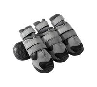 4PCS Botas De Invierno para Perros Suelas Antideslizantes Cómodas Y Cálidas Zapatos con Forro Fáciles Usar Protectores Patas Razas Que Caminan Zapatos Antideslizantes Perros