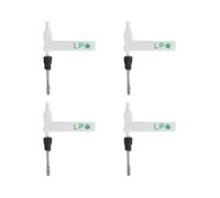 4pcs BSR Needle Stylus,Double-Sided Record Player Needle Replacement Phonograph Record Player Stylu Tw