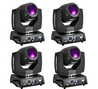 4PCS Cabeza Movil 7R 230W Beam Moving Head RGBW 17 Gobos 14 Colores Iluminacion para Escenarios Bar Fiesta Club Discoteca