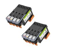 4PCS Cabezal 771 Compatible con HP, Z6200 Z6600 | Juego de 4 piezas, CE017A-CE020A, ajuste de compartimento for cartuchos, reemplazo de rutina(8Pcs 2Set)