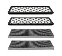 4PCS Cabin Air Filter HEPA, Compatible For Tesla Model Y, Juniper 2025 2024 Intake Replacement With Carbon Accessories