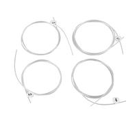 4pcs Cadena de ukelele Nylon Transparent Warm Timbre Professional Instrument String Set