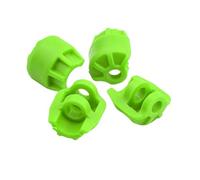 4pcs Capa de Choque de plástico Protector Protector de protección Cubierta Compatible con AR330492 para 6s 1/7 1/8 Accesorios de Piezas de actualización de automóviles RC Fit Universal(Green)