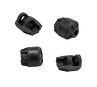 4pcs Capa de Choque de plástico Protector Protector de protección Cubierta Compatible con AR330492 para 6s 1/7 1/8 Accesorios de Piezas de actualización de automóviles RC Fit Universal(Black)