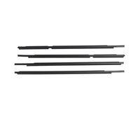 4PCS Car Door Window Weatherstrip Premium Rubber Window Sealing Strip Moulding Trim for Quiet and Comfortable Driving in 2005-2011 and Vitz 2005-2010
