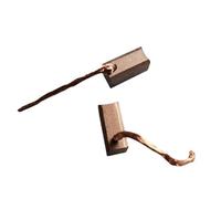 4pcs Carbon Brushes with Wire Leads for DC12 24V Electric Motor Replacement - 6.5mm x 7.5mm x 14mm