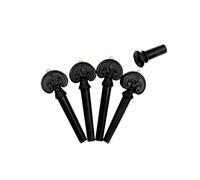 4pcs Carving 4/4 Violin Ebony Tuning Pegs With Endpins,Perfect Workmanship，violin Parts Accessories Fittings