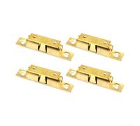 4pcs cobre pulido puerta del gabinete hebilla del grano con diseño compacto que mejora el atractivo estético de las unidades de muebles para el hogar (XJL-70)