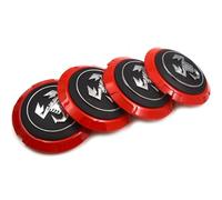 4pcs Coche Tapas Centrales para Fiat 500 Abarth 133mm,Coche Tapacubos Rueda Tapas Centrales Prueba de Polvo Decorativa Accesorios