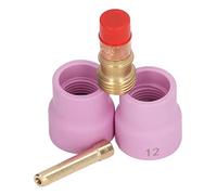 4pcs Coloque de Tuerca de Soldadura Rosa Colleta Conjunto de Coleta para WP 17 18 26 de Argón Accesorios TIG Accesorios de Soldadura 4 PCS Pink Welding Cup Collet Collet para WP 17 18 26 Argón