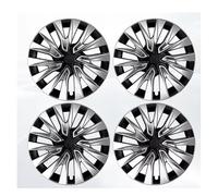 4PCS Compatible with Model 3 (2023-2025) 18 Inch Right＆Left Hubcaps Storm Replacement Accessories Wheel Cover Compatible with Tesla(Turbine Style Silver)