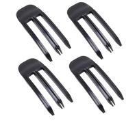 4pcs con Forma de Viento Peine Peine Flequillo Espeluznante Clips Voluminizantes de Peinado