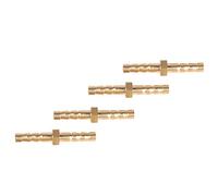 4Pcs Conector de Reducción de Latón 4mm Empalme de Enchufe Reductor de Tubería para Fontanería Industrial