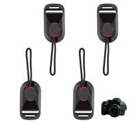 4PCS Correa De Liberación Rápida Adaptador De Correa De La Hebilla De Adaptador De Correa, Correa Camara Reflex, Clip Desmontaje Rápido para Correa Camara DSLR, SLR