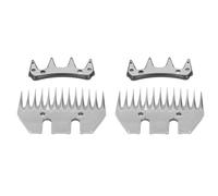 4PCS Cortador de Lana Eléctrico Cuchillas para Podadoras de Cabra Peines de Tijera Cuchillas de Cizalla Hoja de Tijeras para Ovejas Recta 13 Dientes Pieza de Repuesto para