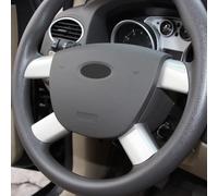4pcs Cubierta de Decoración de Volante de Acero Inoxidable para Ford Focus 2 MK2 2005 - 2013 Accesorios