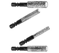 4pcs Diamantes De Perforación Seca Diamantes De Perforación Cutter Orificio Mosaico Mosaico Con Cera Enfriamiento Y Granos Acero Extendido Herramientas Reparación Del Hogar