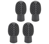 4PCS Drumstick Mute Tips - Cubiertas de palos portátiles, Reducción de ruido Accesorios para tambor | Tapas de maja que absorben golpes, consejos de batería duraderos para repeticiones de lecciones