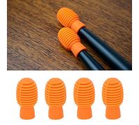 4pcs Drumstick Silent Tap Consejo para el Ejercicio para Principiantes - Silicon Drumstick Head Practice Drum with Reducción de Ruido - Material - Adecuado para el Baterista