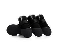 4pcs Durabilidad Perros Zapatos Para Correr Botas Transpirables Botas de Goma Antideslizante para Varios Terrenos Zapatos para Perros Al Aire Libre
