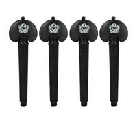 4pcs ébano madera cello tuning Peg sintonizador de violonchelo clavijas olas piezas musicales y accesorios duración