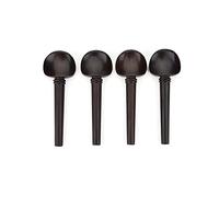 4PCS Ebony Wood Cello Tuning Pegs, No Hole 4/4 Cello Peg, Cello Musical Instruments Accessories, Cello String Tunning Pegs for 4/4 Cello