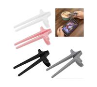 4pcs Finger Chopsticks for Lazy People Auxiliary Bracket Not Dirty Snacks Hand Chopsticks Finger Loops Game Accessories Mobile Phone Accessories Lazy