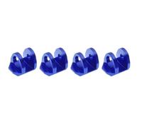 4pcs Fit Universal Fit Metal Amorto de Choque de protección Cubierta de Choque Protector Compatible con 1/14 Mojave Grom 1/18 Grom Grom Reemplazo de accesirios para el Mercado de Accesorios(Blue)