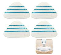 4pcs Fundas de Microfibra para Escoba de Vapor Triangular, Accesorios para Aries Limpieza Vapor, Universales Lavables para Limpiadores a Vapor, Paños de Repuesto para Mop a Vapor